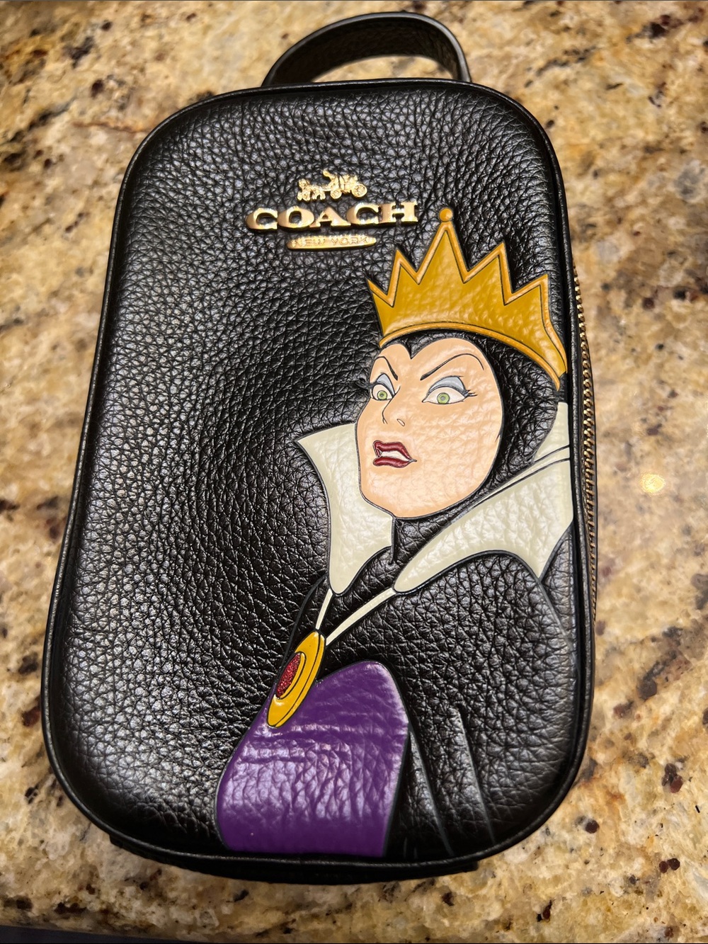 Disney x Coach Eva Phone Crossbody with Evil Queen motif